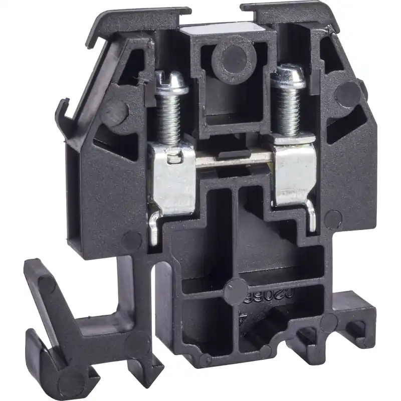 Square D 9080GMB6 600 Volt 30 Amp 22 to 10 AWG 35 mm Din Rail Terminal Block