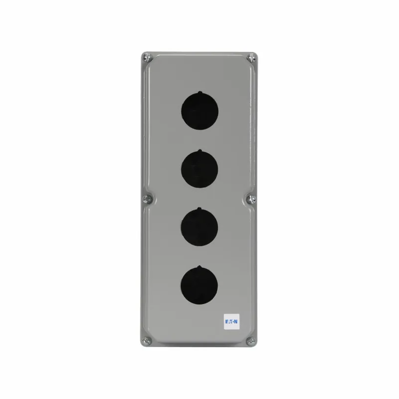 EATON 10250TN14 ENCLOSURE PUSHBUTTON 4-ELEMENT OILTIGHT/WATERTIGHT NEMA 4/4X/12/13