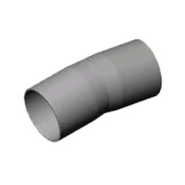 Generic Conduit 2.0-CP-5D 2 PVC Sch40 Conduit Coupling 5 Degree Offset