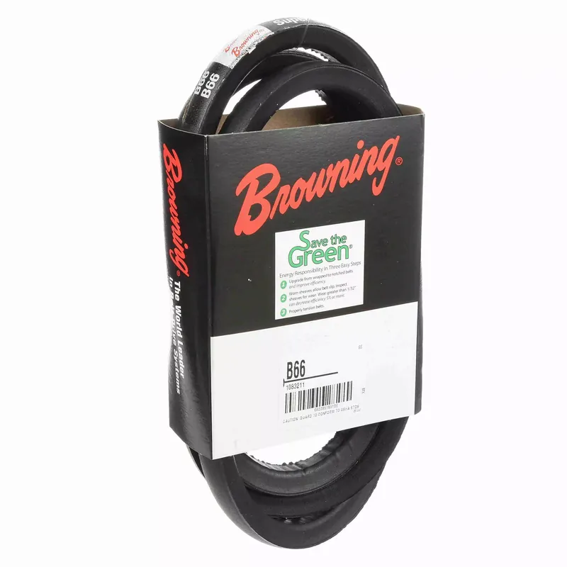 Browning 1083211 B66 Gripbelt V-Belt for Increased Efficiency