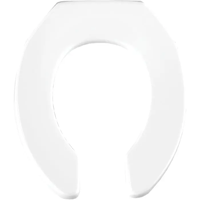 Church 7F397CT 000 Plastic Open Front Toilet Seat Round