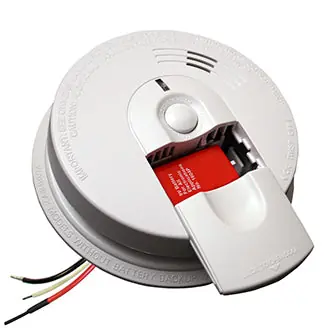 Kidde NED-KIT-000260 Kidde i5000 120V Wire-in Smoke Alarm 9V Battery Backup Ionization Sensing 86dB (Contractor 12 Pack)