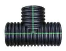 Advanced Drainage Systems 1866AN Dual Wall Tee 18 Inch Plain Connections HDPE