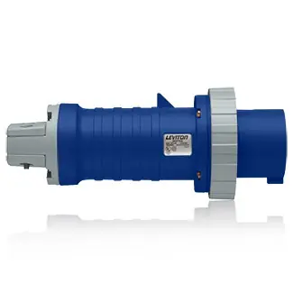 Leviton 3100P6W Plug Watertight 100 Amp 250 Volt 2P 3W