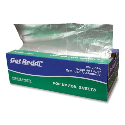 GET REDDI FS12-6PK Aluminum Foil Sheets - 6 Pack