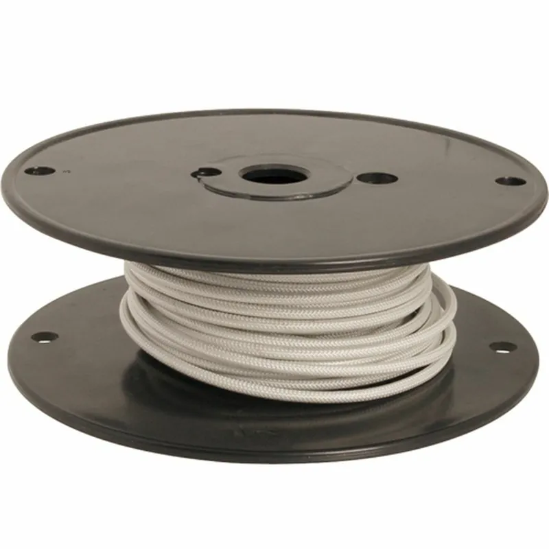 WIRE,HI-TEMP , 16 GA,WHITE,50 FT ROLL