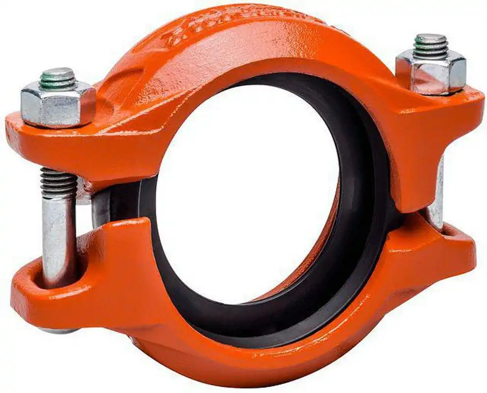 Victaulic L050107PE0 QuickVic Style 107N 5 in Orange Enamel Grooved Coupling