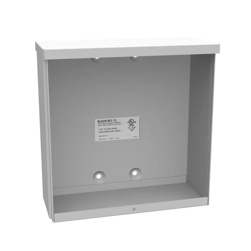 Milbank 10104-SC3R-NK 10x4x10 Screw Cover Type 3R UL Listed Steel No Knockouts
