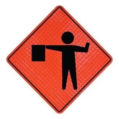 Cortina 07-800-4025-L Flagger Symbols Power 48 in