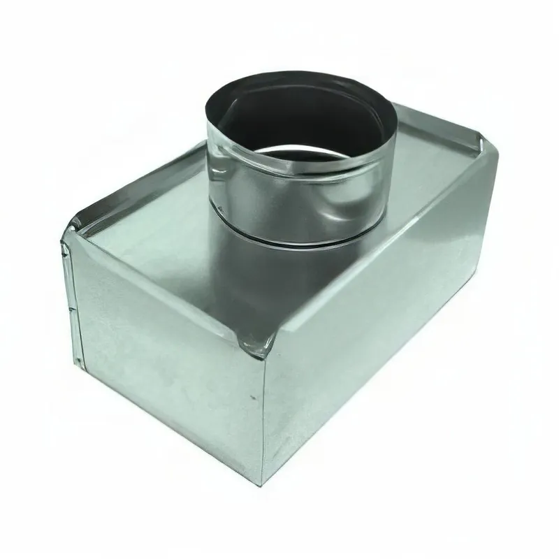 Gray Metal South 502-10108 10 inch x 10 inch x 8 inch Insulated Box with Top Outlet
