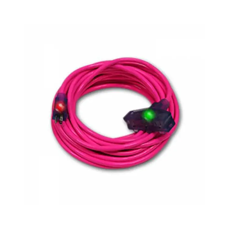 CENTURY WIRE & CABLE D17225025 Century Wire & Cable Pro Glo 25 ft Triple Tap Extension Cord