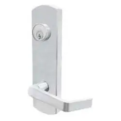 CAL-ROYAL NESC9800US26D Door Escutcheon Exit Trim Rigid Non-Clutch 10-1/4 Length x 2-3/4 Width