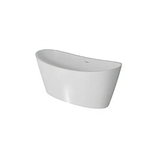 Jason International Inc D3067F Hydrotherapy Oval Double Slipper Soaking Bath Tub 67-1/8 inch x 29-1/8 inch x 26-3/4 inch