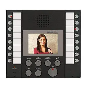 AIPHONE AX-8MV Cat5E Wired Audio Video Master Station Black