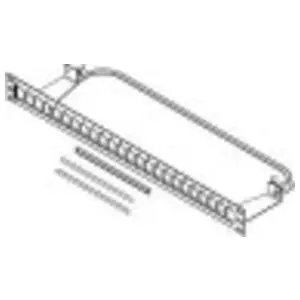 Clarity OR-PHDTKSU24 Unloaded TKS Shielded Flat Patch Panel 24-Port