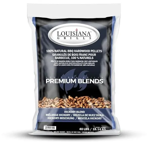Louisiana Grills 55406 Wisconsin Hickory Wood Pellets, 40 lb Bag