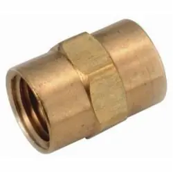 SPS Approved Vendor BRCHLF 1 inch Brass Lead Free Coupling FIP x FIP