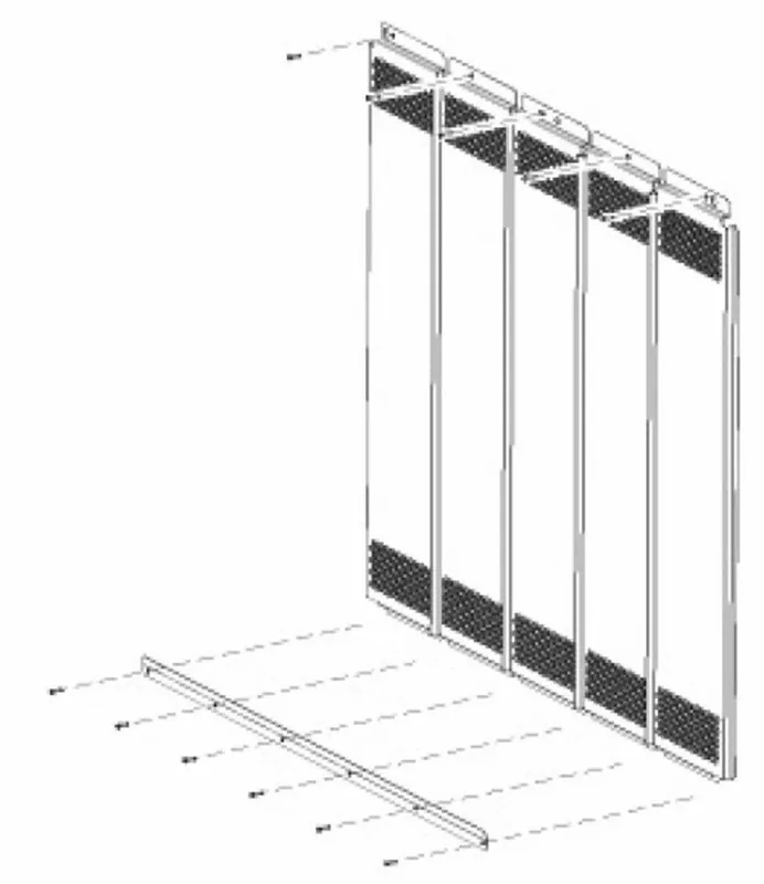 Trane BAYGARD320A Condenser Coil Guard for E/GBC036-060 Packaged Rooftop Unit