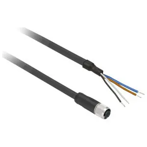 Telemecanique Sensors XZCPV1141L10 Pre-Wired Straight Female Connector