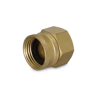 EverFlow G38-3412 Adapter Brass Garden Hose Fitting Non-Potable 3/4 FH x 1/2 FPT