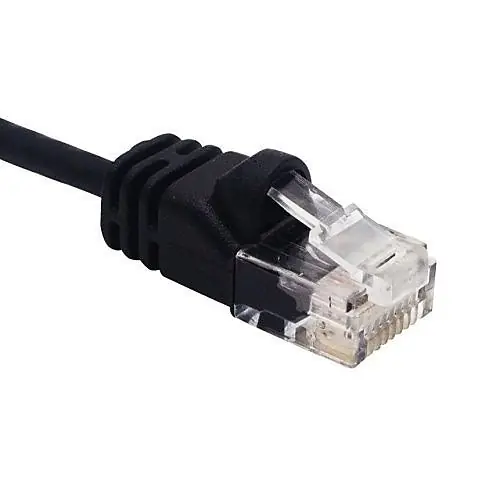 ADI PRO 0E-C6ATHBK10 CAT6A Slim Patch Cable, 10' Black