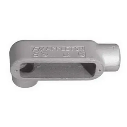 Appleton APPLR37 LR37 Conduit Outlet Body 1 in Hub Type LR