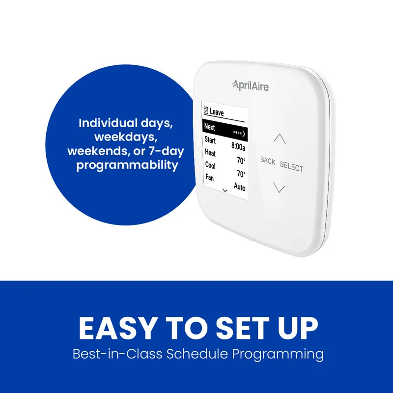 Research Products RP-S86WMUPR AprilAire Programmable Wi-Fi Thermostat