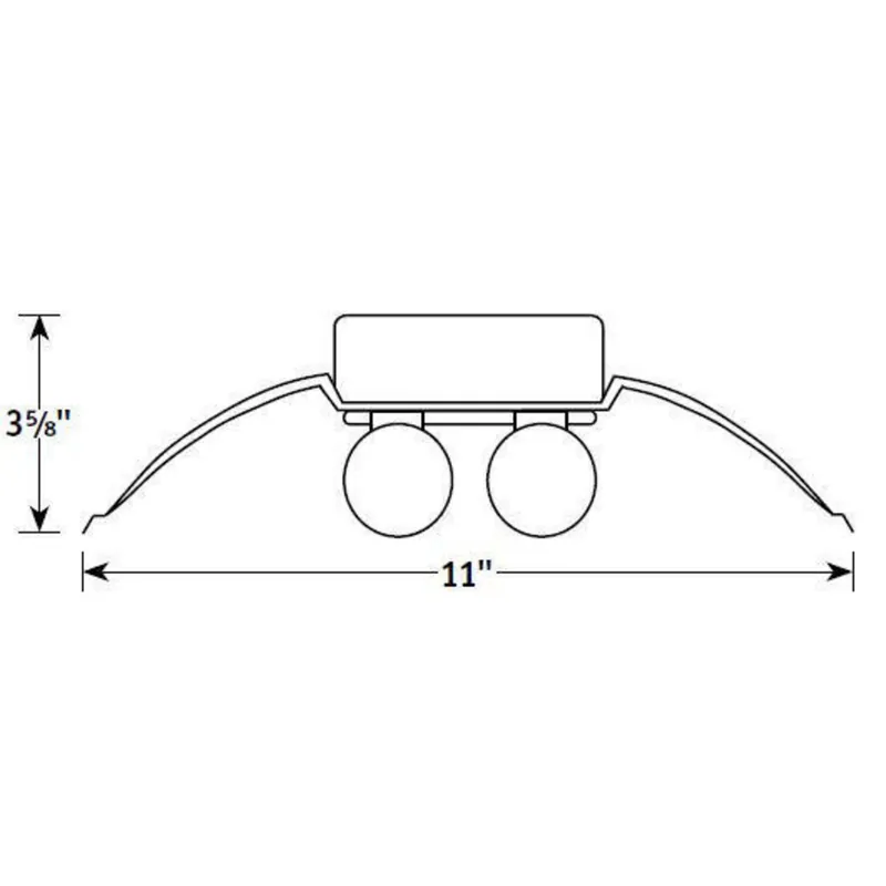 Columbia Lighting CSRU4 Upright Reflector Only