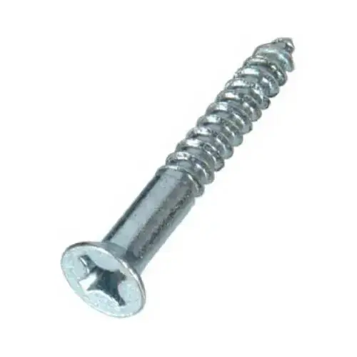HILLMAN 40003 Wood Screws No. 4 S X 1/2 L Phillips Zinc-Plated