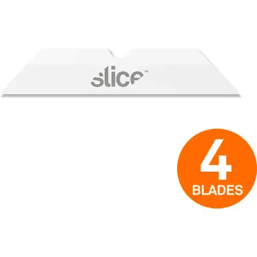 Slice 10408 Replacement Box Cutter Blades Pointed Tip Pack of 4