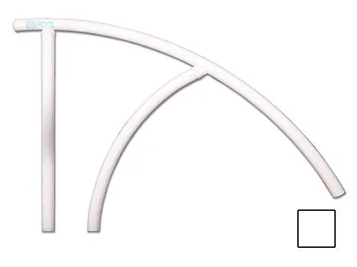 Saftron TRTD-144-W Triton Series Return to Deck Mounted Handrail
