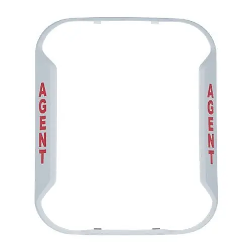 System Sensor BZW-AG L-Series BZW Wall Mount Horns, Strobes and Horn Strobes, White Bezel Kit, AGENT Marking