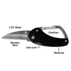 Lucky Line U12701 Carabiner Knife Asst 1/CD