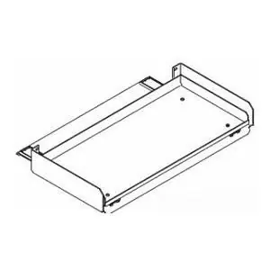 Chatsworth 11546-701 19 in. Full Size Sliding Keyboard Tray Black