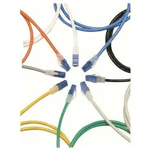 Allen Tel AT1516EV-WH Cat 5e Copper Patch Cable Snagless Boots 16 ft.