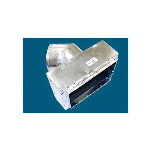 M&M 645R61267 Register Box With Tab and Snap Rail Flange, 12 in L x 6 in W, Steel