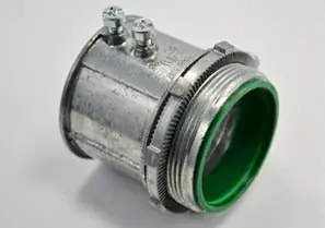 Bridgeport 235-DCI2 Connector Set Screw Zinc Die Cast 105 Degrees C Insulated Throat Size 2 Inch