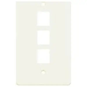 Allen Tel AT30-3-15 Versatap Faceplate 3-Port White