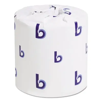 Boardwalk BWK6145 Bathroom Tissue 3 in x 4 in Sheet 125 ft Roll