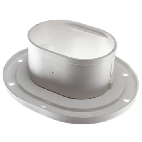 Fortress 84017 3.5 Wall Flange - LWF92W White