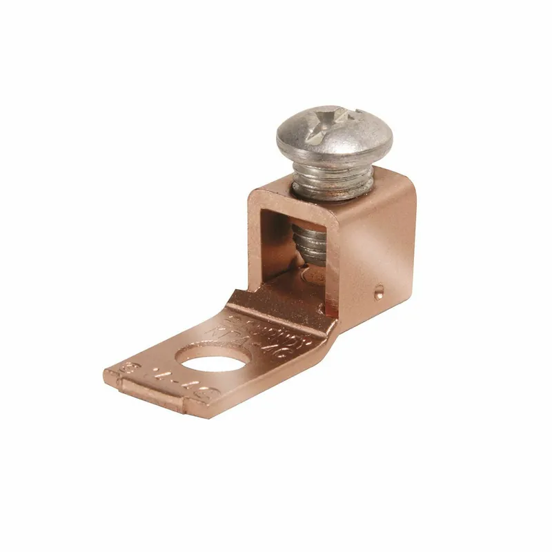 BURNDY KPA8CUP Copper Terminal 1 Hole 14 AWG (Sol)-6 AWG (Str) #10 Stud 1 Screw