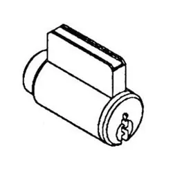 KABA ILCO CORP 3400-26D-1099-S Lock Cylinder Kit, Peaks, Universal, Uncombinated, 99, Key-In-Knob, S Keyway, Satin Chrome Plated