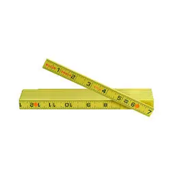 KLEIN TOOLS 911-6 Fiberglass Folding Rule 6 Foot Yellow