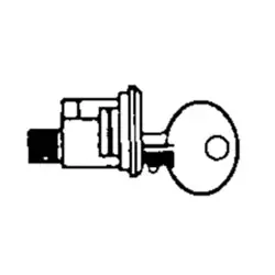 KABA ILCO CORP 113-14-51 Mailbox Lock With Spring Clip