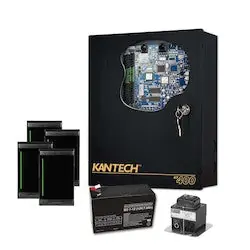 Kantech EK-400-SCSG Access Control Expansion Kit, Includes KT-400 Controller, KT-SG-SC Readers 2-Pack, TR1675 Transformer and KT-BATT-12 Battery
