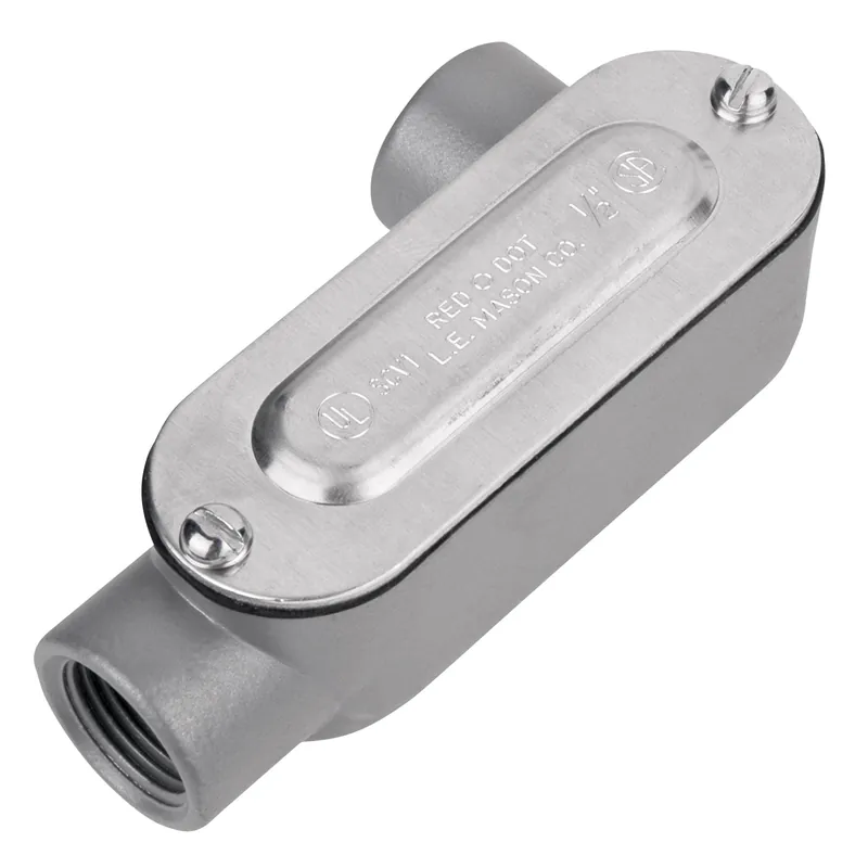 Steel City DALR-1-CG D-Pak Conduit Body Type LR 1/2 in Hub