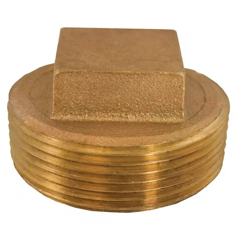 JONES STEPHENS B74289LF 2 BRONZE SQ HEAD CORED PLUG - LEAD FREE