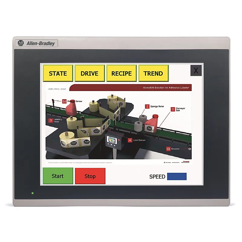 Rockwell Automation 2711R-T10T PanelView 800 HMI Terminal 10.4 inch