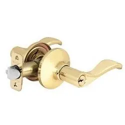 Master Lock WL0103KA4 Door Lock, Keyed Alike, Wave Lever, Adjustable Backset, KW1 Cylinder