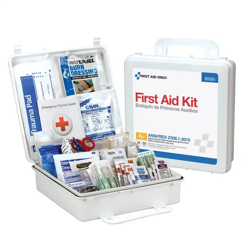 Mallory MALSA-FAK24PBA Portable First Aid Kit, Wall Mount, 183 Bulk Packed Components